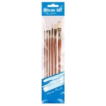 Kit Pincéis Pintura Artística Sinoart SFB0273 6 Unidades
