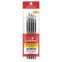 Kit Pinceis Redondo Condor 5504 Com 5 Unidades