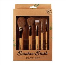 Kit Pincéis Rosto Klass Vough Bamboo Brush Face Set BFS-02
