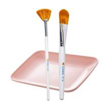 Kit Pincéis Seda Estética 06, 18 Peelings, Ácidos, Máscaras e Apoio Bambu Kit Pincéis Seda Estética 06, 18 Peelings, Ácidos, Máscaras e Apoio Bambu