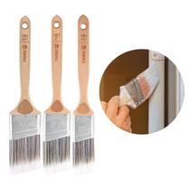 Kit Pinceis Trinchas Pro Angular Retângular Sintético Tigre Kit Pinceis Trinchas Pro Angular Retângular Sintético Tigre