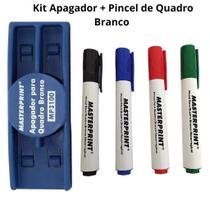 Kit Pincel + Apagador para Quadro Branco Kit Pincel + Apagador para Quadro Branco