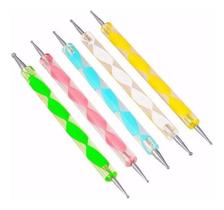 Kit Pincel Boleador Decoração Unhas Kit Com 5 Un-barato!!