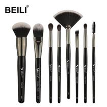Kit Pincel De Maquiagem BEILI Profissional Luxo 08 PÇS
