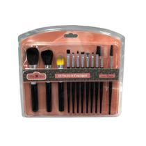 Kit Pincel De Maquiagem Completo 12 Peças Compacto Alta Qualidade