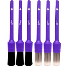 Kit Pincel Detalhamento Automotivo Zacs Interno Externo Limpeza Pesada Macia Nº14 Kit Pincel Detalhamento Automotivo Zacs Interno Externo Limpeza Pesada Macia Nº14