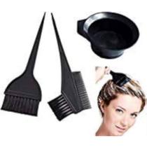 Kit pincel e tigela para tintura de cabelo tres pecas ningjia comb Kit pincel e tigela para tintura de cabelo tres pecas ningjia comb