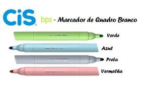 Kit Pincel Marcador de Quadro Branco BPX C/4 Cores - Cis Kit Pincel Marcador de Quadro Branco BPX C/4 Cores - Cis