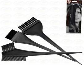 Kit Pincel Para Tintura De Cabelo Com 3 Pecas - Original