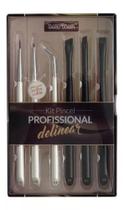 Kit Pincel Profissional Delinear Macrilan - WB700