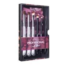 Kit Pincel Profissional Para Olhos Macrilan WB300