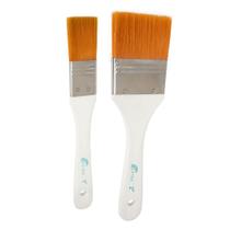 Kit Pincel Seda Corporal 1" e 2" - Aplicação de Ácidos, Peelings, Tratamento Estrias Kit Pincel Seda Corporal 1" e 2" - Aplicação de Ácidos, Peelings, Tratamento Estrias