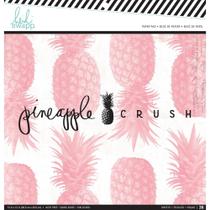 Kit Pineapple Crush de Papéis 30x30 para Scrap Heidi Swapp - 36 folhas