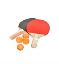 Kit Ping Pong 2 Raquetes e 4 Bolinhas Dm Toys - 6727