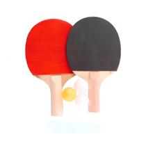 Kit Ping Pong Com 2 Raquetes E 3 Bolinhas