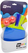 Kit Ping Pong com 2 Raquetes e Bolinha Go Play - Multikids