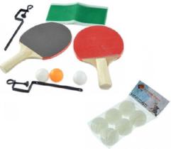KIT PING PONG COMPLETO +Raquete +BolinhasExtra +Suporte+Rede KIT PING PONG COMPLETO +Raquete +BolinhasExtra +Suporte+Rede