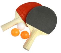 Kit Ping Pong Tênis de Mesa 2 Raquetes 3 Bolas Toys & Toys