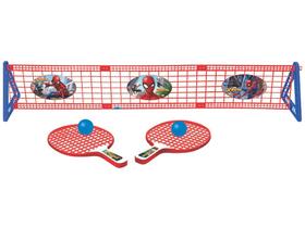 Kit Ping Pong/Tênis de Mesa Marvel Spiderman - 5 Peças Lider Brinquedos