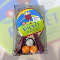 Kit Ping Pong Tênis de Mesa Raquetes e Bolinhas Sem Rede Kit Ping Pong Tênis de Mesa Raquetes e Bolinhas Sem Rede