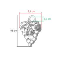 Kit Pingente Frutas Em Acrílico 10 Unidades Enfeite Pulseira Kit Pingente Frutas Em Acrílico 10 Unidades Enfeite Pulseira