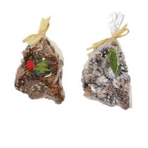 Kit Pinhas Naturais Enfeite decoração Natal Árvore Cores Kit Pinhas Naturais Enfeite decoração Natal Árvore Cores