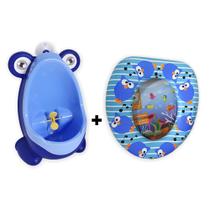 Kit Pinico Mictório Infantil Sapinho + Assento redutor infantil Coruja Chega de Fraldas - micbaby