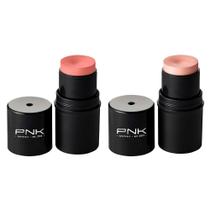 Kit Pink Cheeks - Sport All In One Blush Em Bastão Cremoso Fps 30 Fpuva 10 Soft Peach 4,5g + Iluminador Em Bastão Cremoso Champagne 4,5g