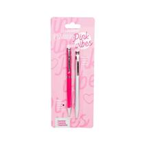 Kit Pink Vibes com 1 Caneta e 1 Lapiseira Leoarte Leonora - 96104 Kit Pink Vibes com 1 Caneta e 1 Lapiseira Leoarte Leonora - 96104