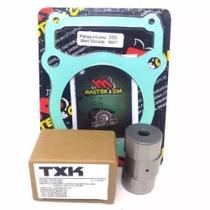 Kit Pino Cursado Txk + Flange Master 2mm Xr 250 Tornado Cbx 250 Twister