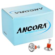 Kit Pino Liso com Arruela Cônica 1/4 x 28 - Ação Indireta - 200 Unidades - ANCORA