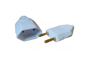 Kit pino macho 2p 10A (10un.) + pino fêmea 2p 10A (10un.) - Cerge