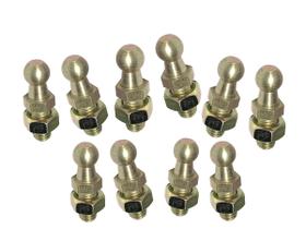 Kit Pino Parafuso Esférico Amortecedor Capo E Porta Malas 8mm Universal 10 Unidades