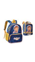 Kit Pinoquio Com Mochila Costas E Lancheira Termica Infantil Escolar