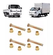 Kit Pinos + Buchas Das Dobradiças Portas Kia Bongo 2 Lados