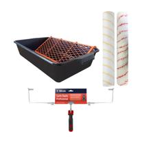 Kit pintura 2 rolos big bandeja 20l c/ grelha