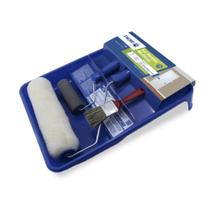 Kit Pintura 5 Peças Rolos Pincel Bandeja Suporte 23Cm Tigre Kit Pintura 5 Peças Rolos Pincel Bandeja Suporte 23Cm Tigre