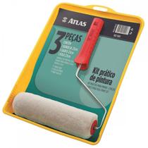 Kit Pintura Atlas Com 3 Pecas Bandeja + Garfo + Rolo Kit Pintura Atlas Com 3 Pecas Bandeja + Garfo + Rolo