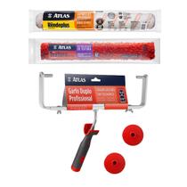Kit Pintura Atlas Garfo Duplo, Rolo Textura, Rolo Rendeplus Kit Pintura Atlas Garfo Duplo, Rolo Textura, Rolo Rendeplus
