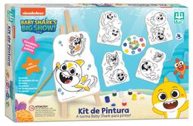 Kit Pintura Baby Shark Nig Brinquedos Em Madeira
