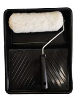 Kit Pintura Bandeja Grande e Rolo de Lã 23cm Com Cabo Compel - Unica Unico Kit Pintura Bandeja Grande e Rolo de Lã 23cm Com Cabo Compel - Unica Unico
