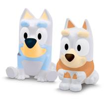 Kit Pintura Bluey e Bingo com Bonecos Laváveis e Tintas Coloridas