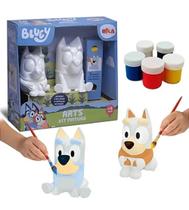 Kit Pintura Bluey e Bingo Elka Tinta Lavável Atóxica para Crianças Criativas Kit Pintura Bluey e Bingo Elka Tinta Lavável Atóxica para Crianças Criativas