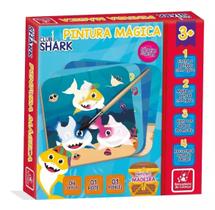 Kit Pintura Club Shark Brincadeira De Criança Em Madeira