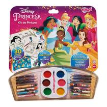 Kit Pintura com livro e maleta Princesas Disney Toyng