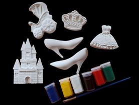 Kit Pintura de Gesso Kids - Elsa (Frozen)