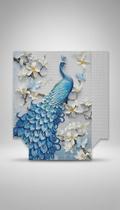 Kit Pintura Diamante Pavão 40x50cm Kit Pintura Diamante Pavão 40x50cm