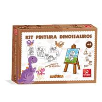 Kit Pintura Dinossauros 8535 - Brincadeira de Criança