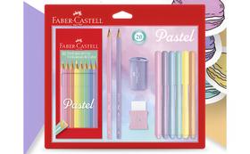 Kit Pintura e Desenho Faber-Castell Tom Pastel