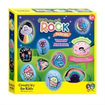 Kit pintura em pedra Brilha no Escuro Creativity for Kids 6232900 - Faber-Castell Kit pintura em pedra Brilha no Escuro Creativity for Kids 6232900 - Faber-Castell